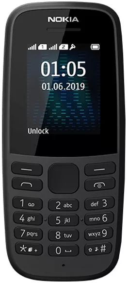 Мобильный телефон Nokia 105 DS,Black - фото 2