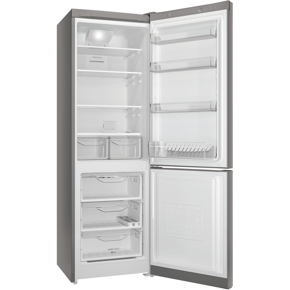 Холодильник Indesit DF 5180 S серебристый - фото 3