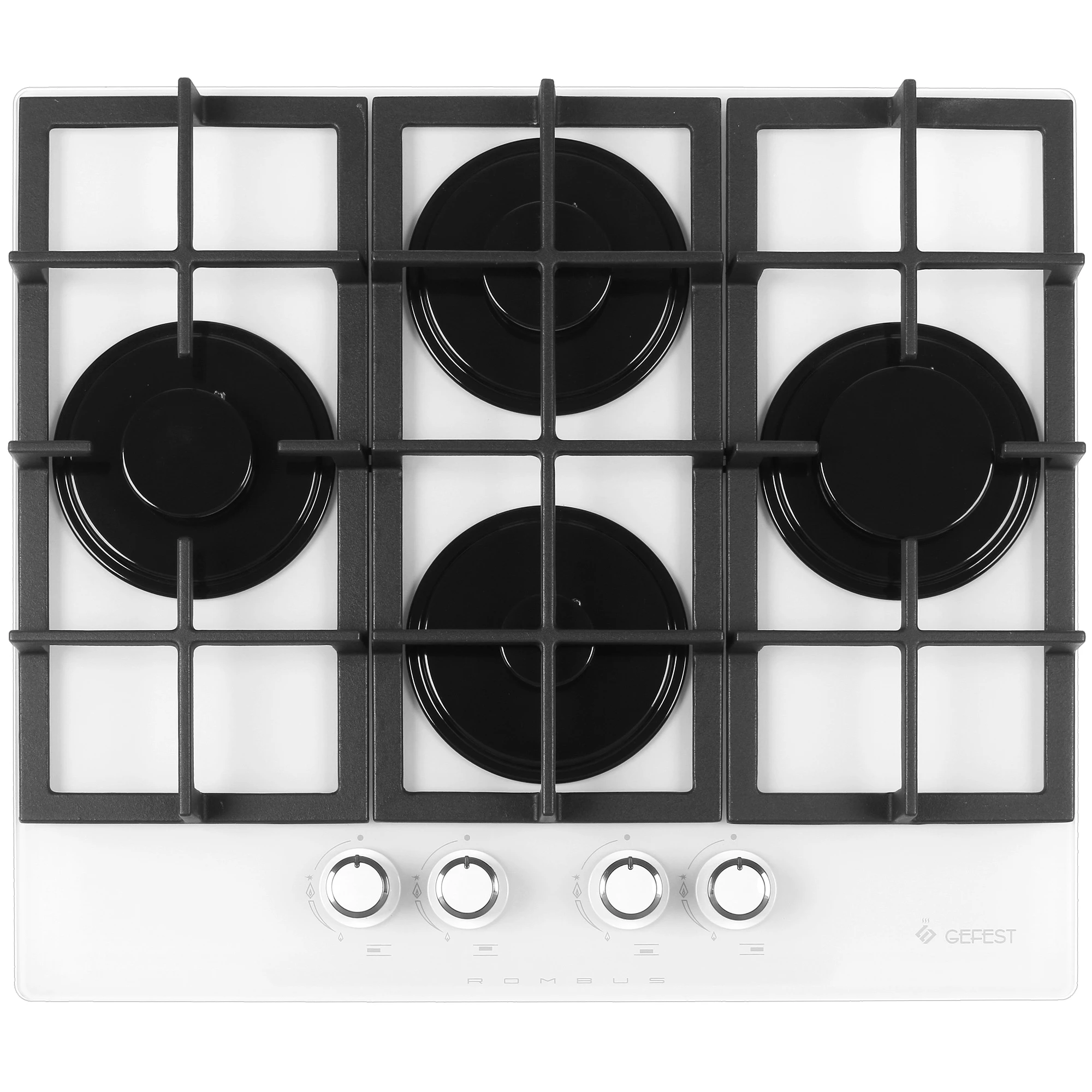 Встраиваемая газовая поверхность Gefest ПВГ 2231 K12 белая Встраиваемая газовая поверхность Gefest ПВГ 2231 K12 белая