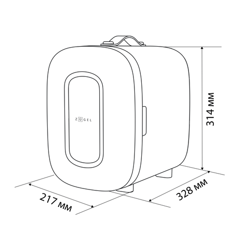 Косметический универсальный холодильник ZUGEL ZCR005 - фото 29