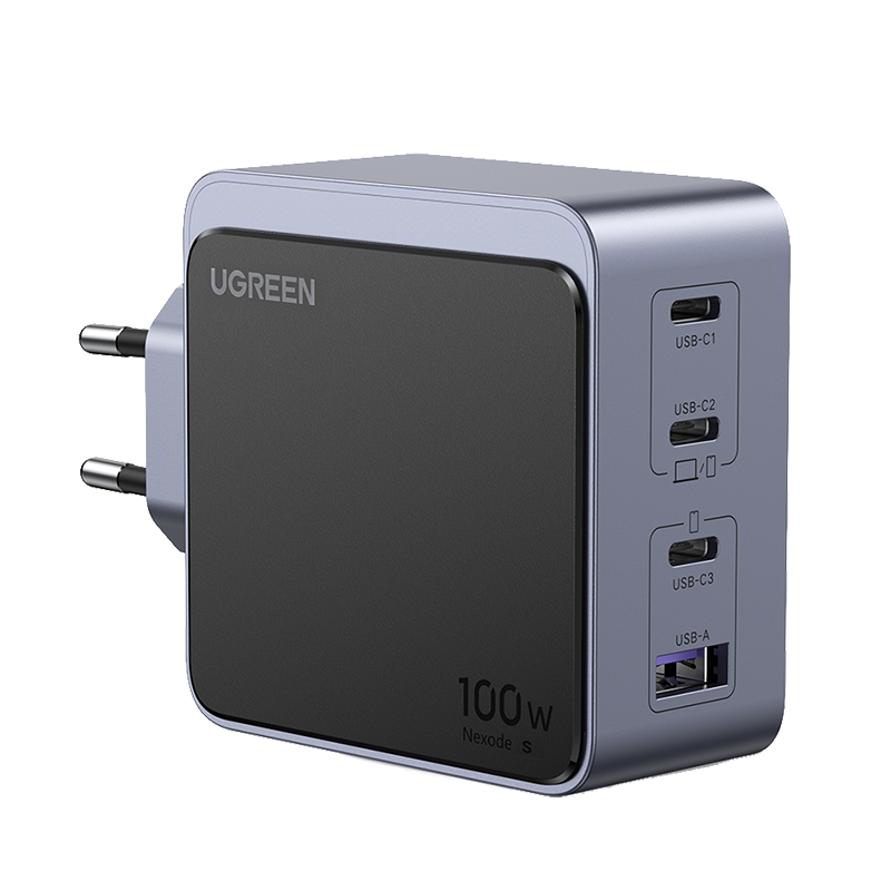 Зарядное устройство Ugreen X565 35043 Nexode S 100W/ 3*USB-C/1*USB-A/ GaN Tech Fast Charger