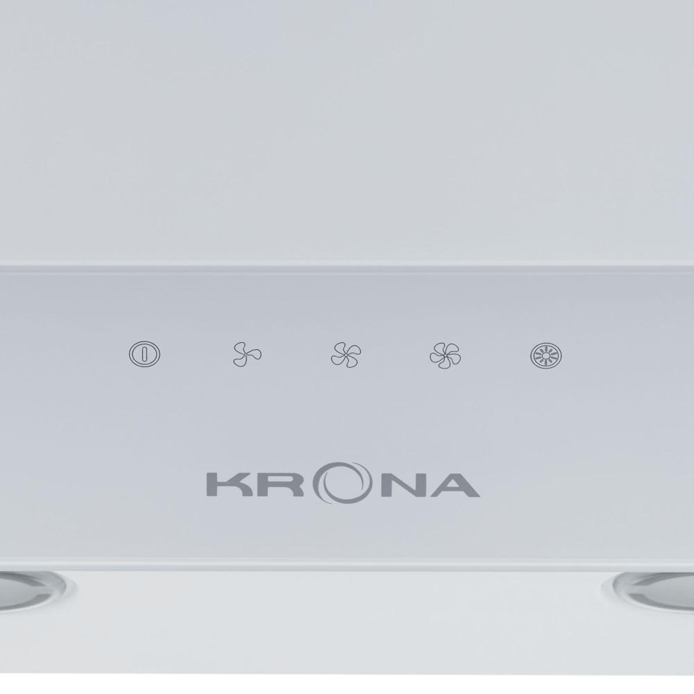 Вытяжка наклонная Krona HELGA 600 white S - фото 6