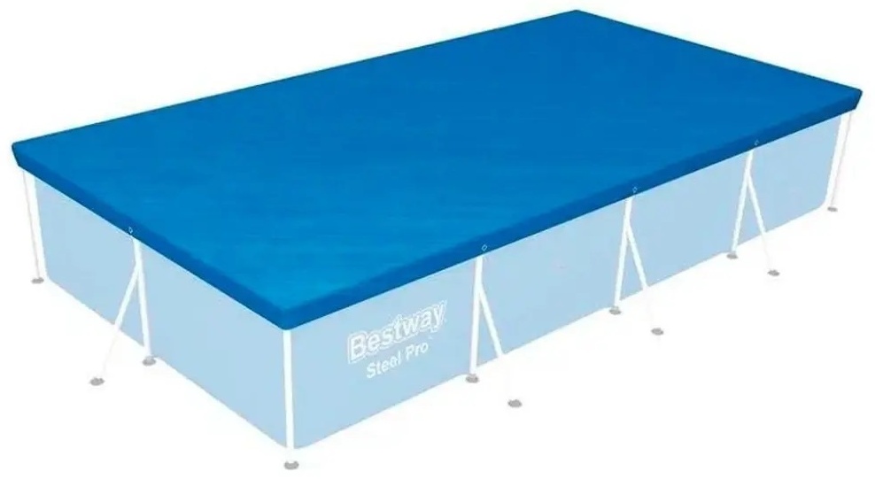 Тент для каркасных бассейнов BESTWAY 58107 синий - фото 1
