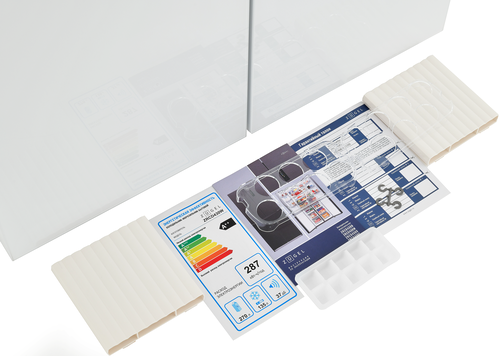 Холодильник Cross Door ZUGEL ZRCD430W - фото 28