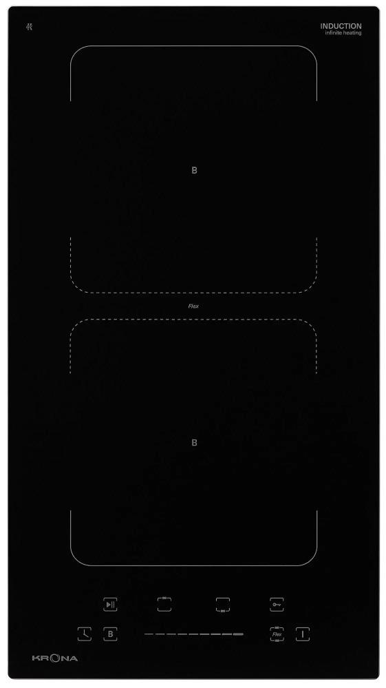 Индукционная варочная поверхность Krona ERDE 30 BL 2BFTS