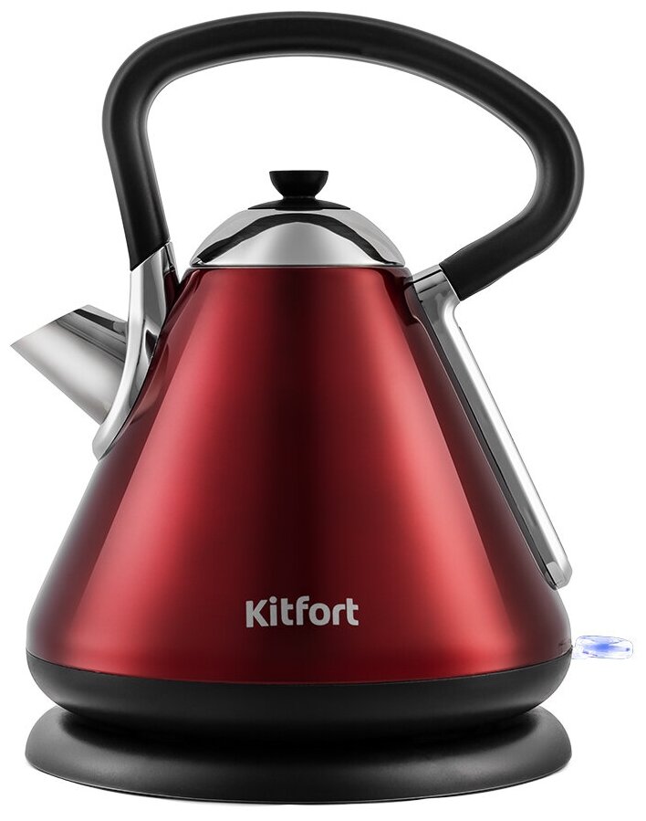 Чайник Kitfort КТ-697-2, красный металлик - фото 1