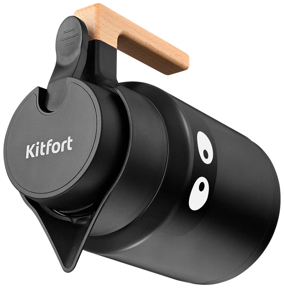 Термос Kitfort КТ-1237 черный, 1.2л - фото 5