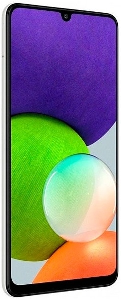 Смартфон Samsung Galaxy A22 4/128GB белый - фото 3