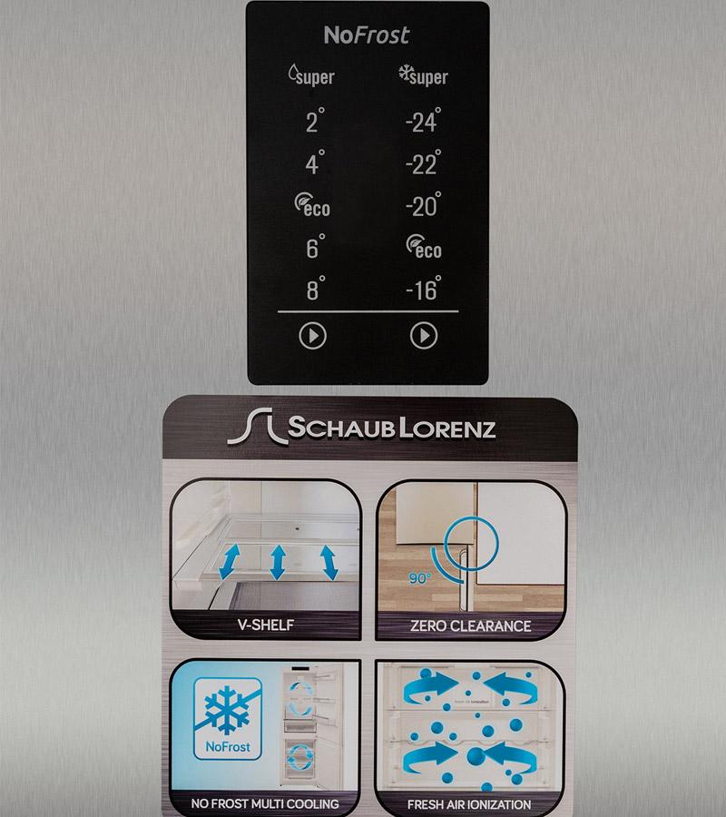 Холодильник Schaub Lorenz SLU S379G4E серебристый - фото 5