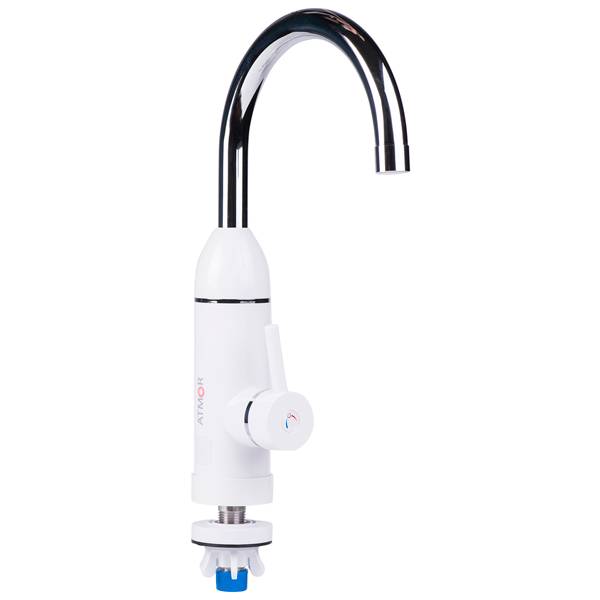 Электрический проточный водонагреватель ATMOR TAP 3 KW, белый - фото 3