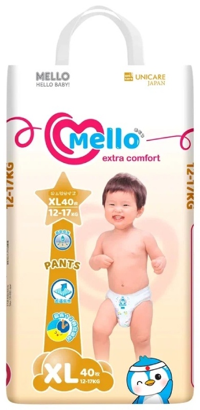 Подгузники-трусики Mello XL (40 шт) Подгузники-трусики Mello XL (40 шт)