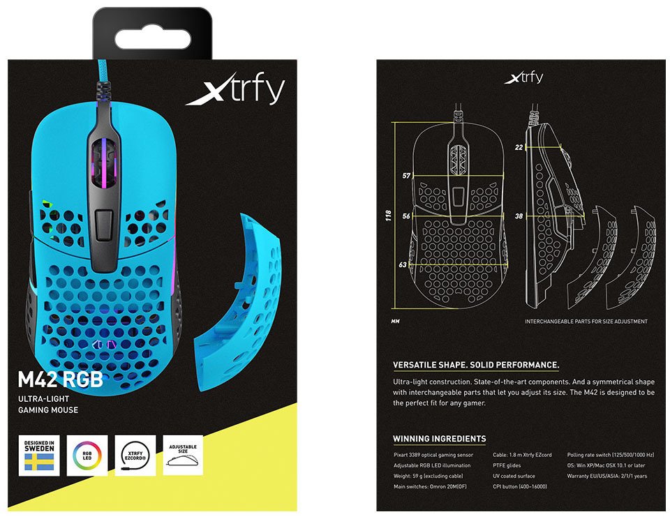 Мышь игровая Xtrfy M42 - фото 10