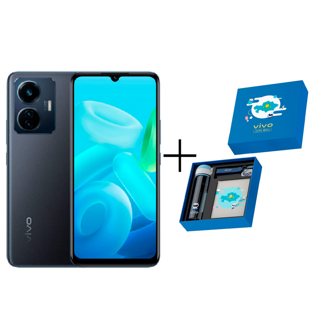 

Смартфон Vivo Y55 8/128Gb Midnight Galaxy + Gift box BTS 2022 Синий