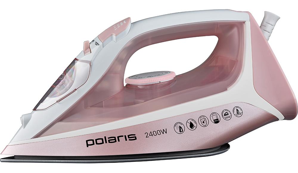 Утюг Polaris  PIR 2497AK 3m, розовый/белый - фото 3