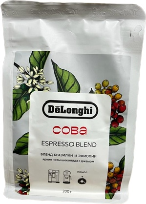 

Кофе DeLonghi x Сова Special blend Brazil & Ethiopia 200 гр
