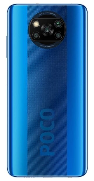 Смартфон Poco X3 6/128GB, синий - фото 2