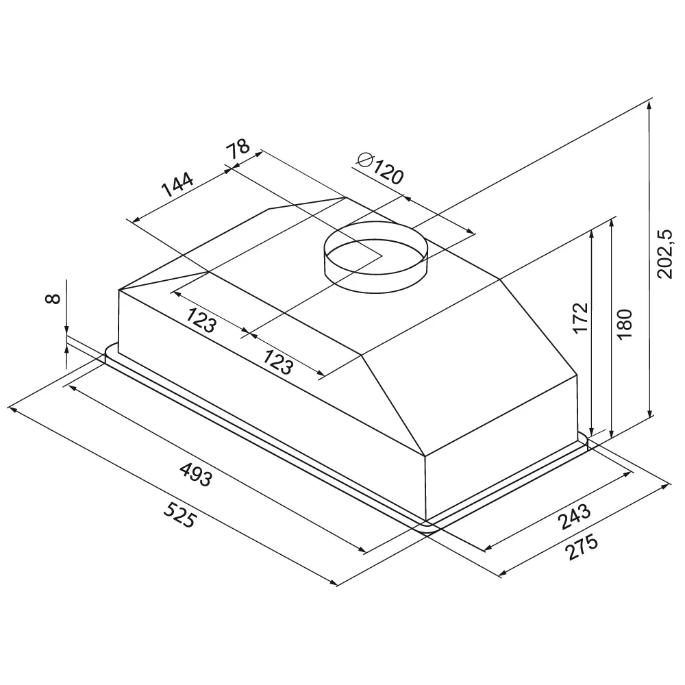 Вытяжка Krona KATE 600 BLACK PB V2 черная - фото 11 Вытяжка Krona KATE 600 BLACK PB V2 черная - фото 11