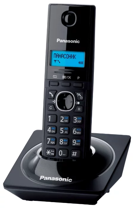 Телефон Panasonic KX-TG 1711 RUB, черный - фото 1
