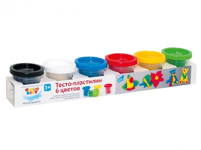 Тесто-пластилин Genio Kids TA1009V 6 цветов
