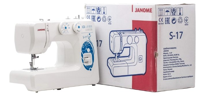 Швейная машинка Janome S-17, белый - фото 6