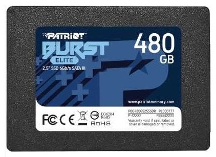 Твердотельный накопитель SSD Patriot Burst Elite PBE480GS25SSDR