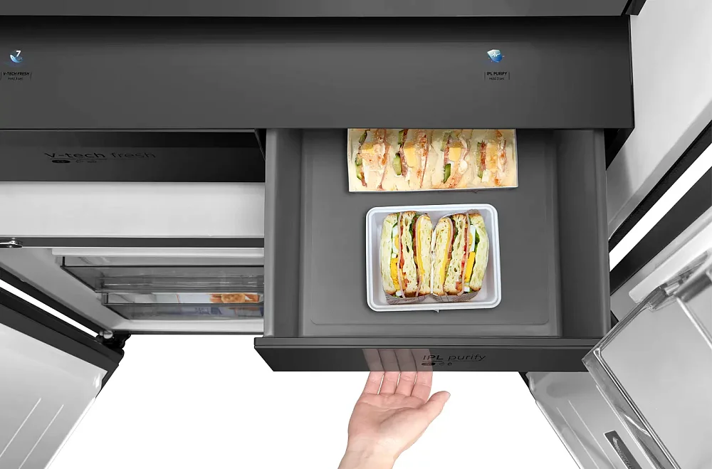Холодильник Midea MDRM706BIE70 + Вертикальный пылесос Midea GX5 Pro - фото 4 Холодильник Midea MDRM706BIE70 + Вертикальный пылесос Midea GX5 Pro - фото 4