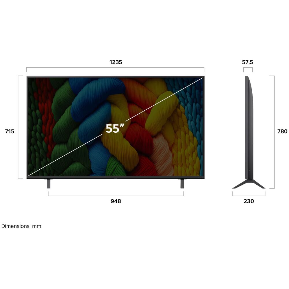 Телевизор LG 55NANO80A6B 55" 4K UHD - фото 14