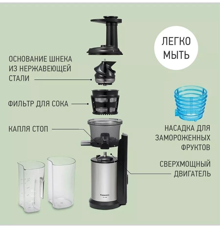Соковыжималка Panasonic MJ-L500STQ - фото 14 Соковыжималка Panasonic MJ-L500STQ - фото 14