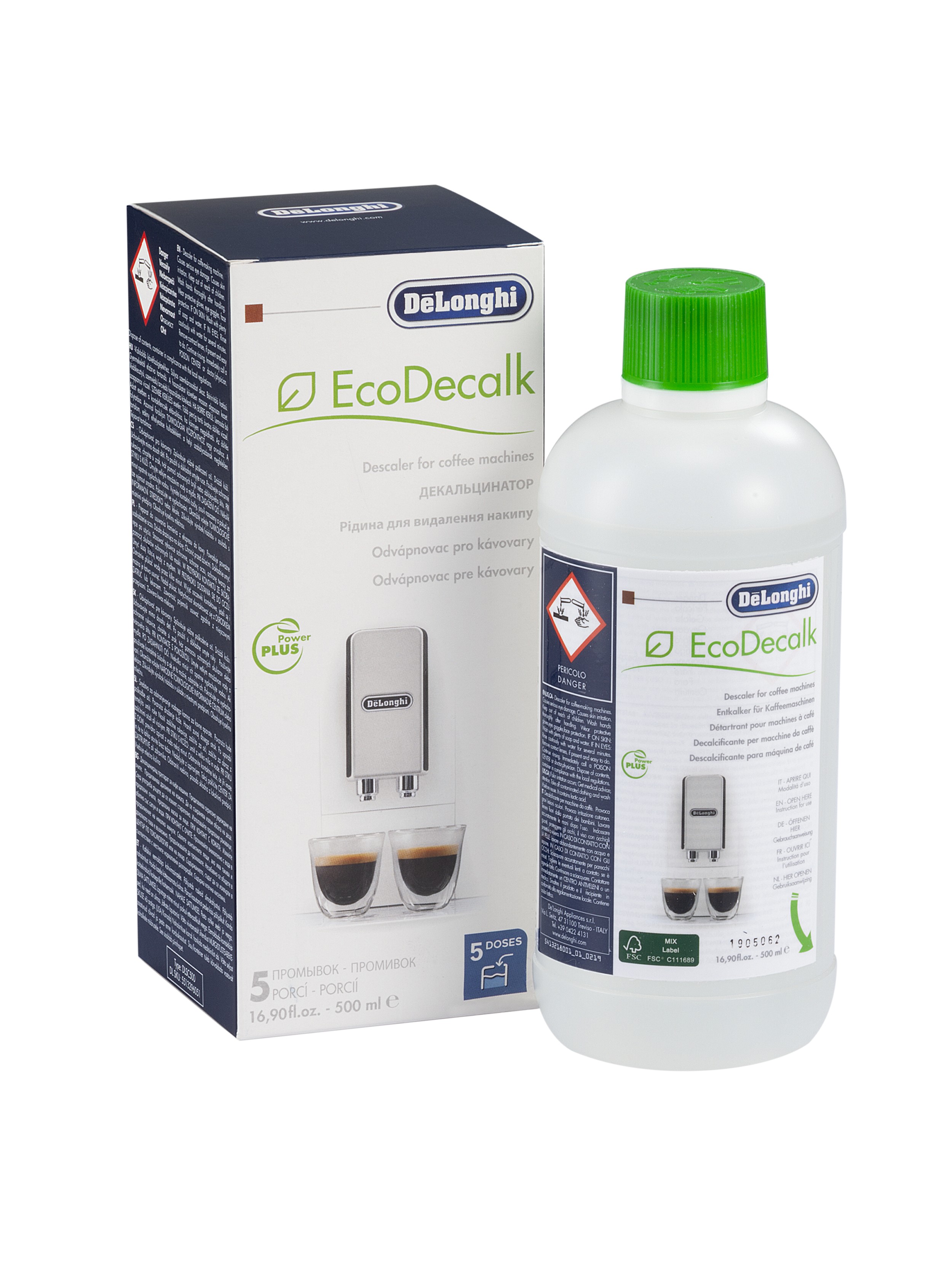 Средство для удаления накипи EcoDecalk DLSC500 500 мл Средство для удаления накипи EcoDecalk DLSC500 500 мл