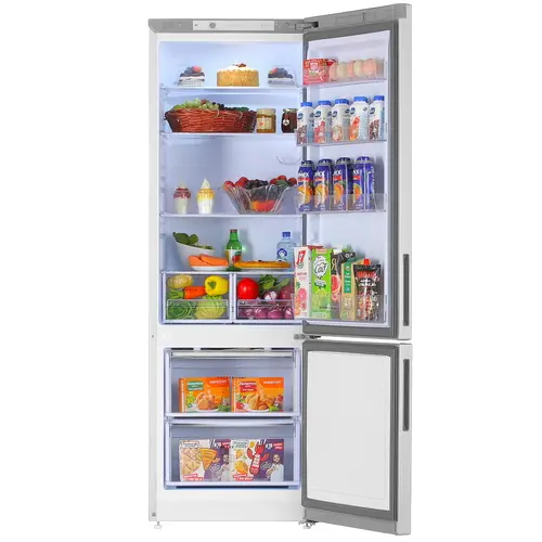Холодильник Бирюса M6032 серый - фото 2