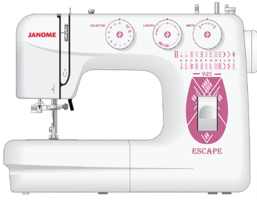 Швейная машинка Janome ESCAPE V-25 - фото 1