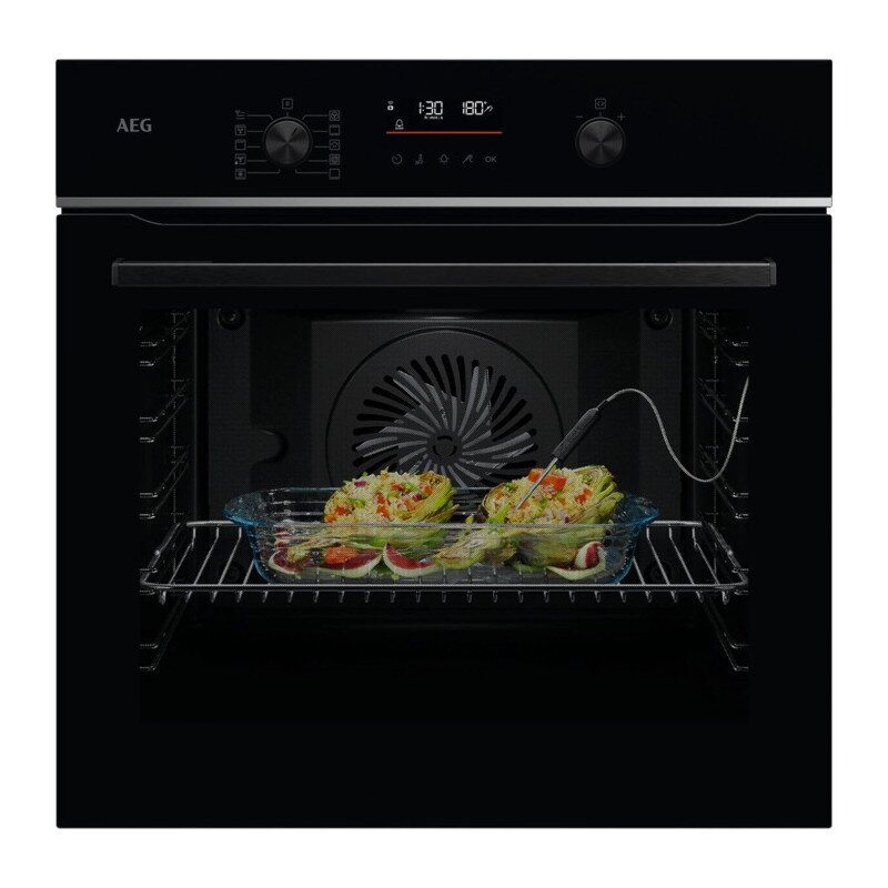 Встраиваемая электрическая духовка AEG TA5PB531AB черная