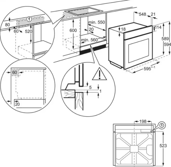 Встраиваемый духовой шкаф AEG TU5PB431SB - фото 4 Встраиваемый духовой шкаф AEG TU5PB431SB - фото 4