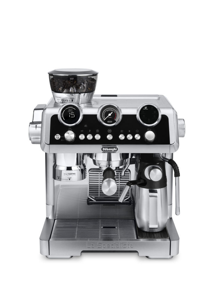 

Кофеварка DeLonghi EC9865.M серебристая
