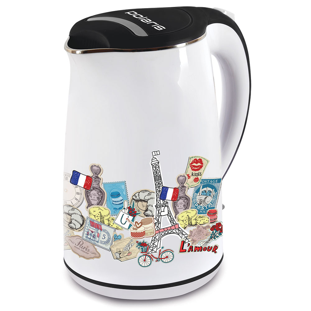

Электрочайник Polaris PWK 1742CWR Paris белый