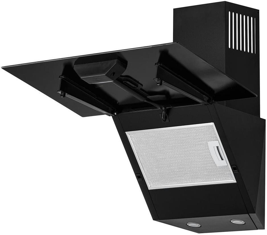 Вытяжка наклонная Krona HELGA 600 black PB - фото 3