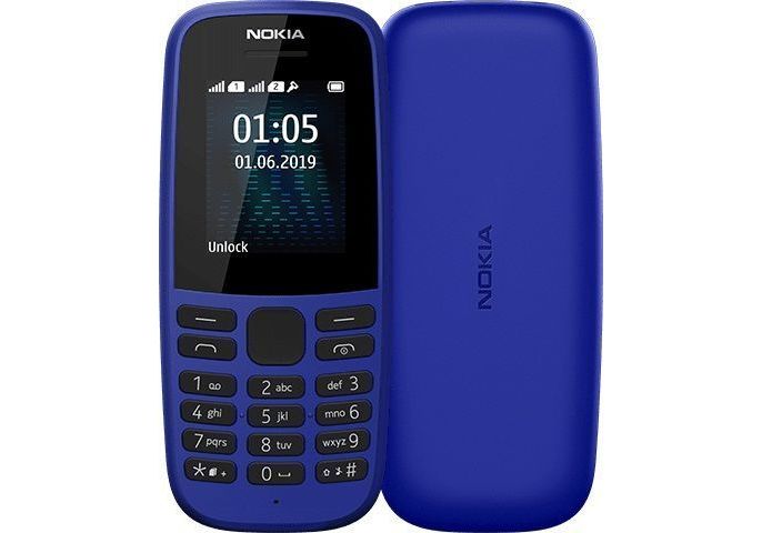 Мобильный телефон NOKIA 105 DS TA-1174 синий