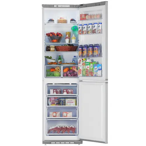 Холодильник Бирюса M649 серебристый - фото 2