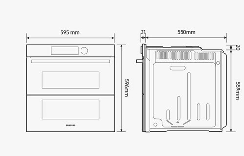 Встраиваемый духовой шкаф Samsung NV7B5765RAK/WT - фото 9