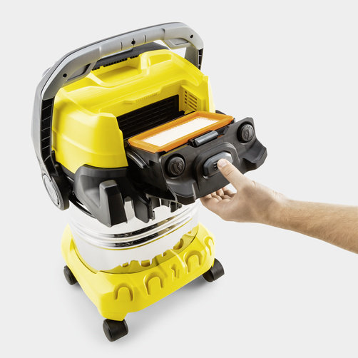 Пылесос Karcher WD 5 S V-25/5/22 Серебристо-желтый - фото 3