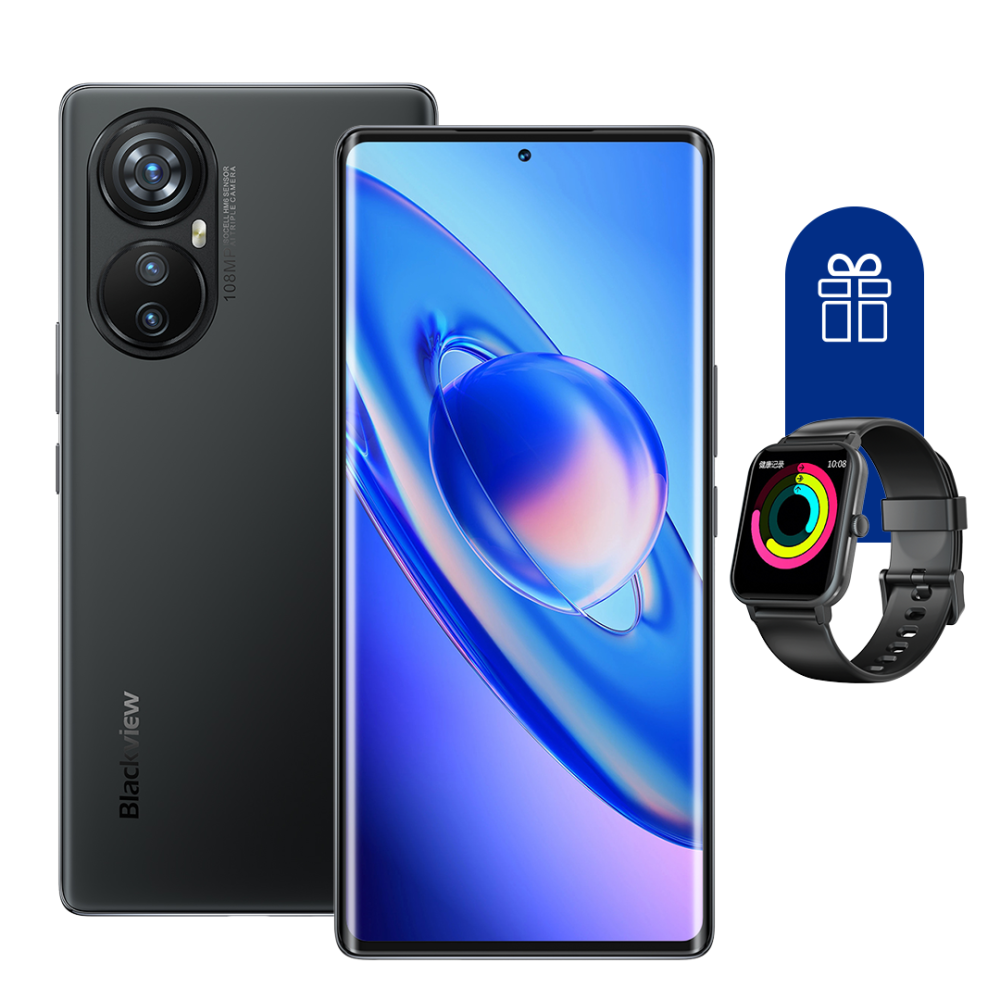 

Смартфон Blackview A200 Pro 12/256GB Black + Смарт-часы Blackview R3 Max Black