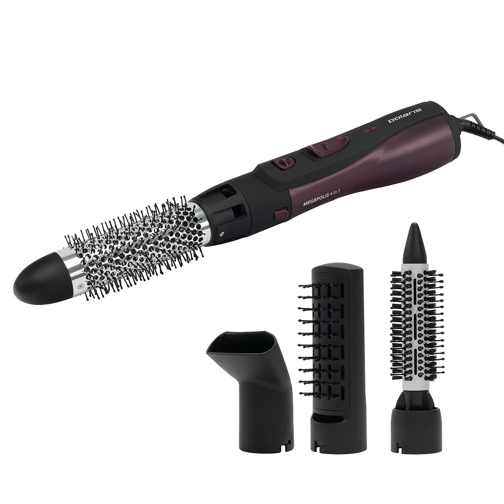 

Фен-расческа Polaris PHS 1024 Megapolis Collection фиолетовый