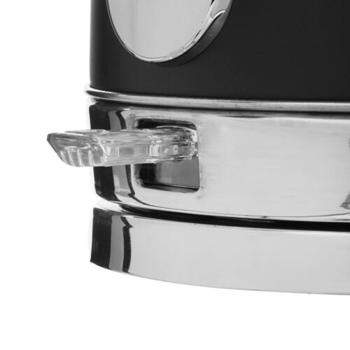 Чайник Kitfort КТ-6102-1, черный с серебром