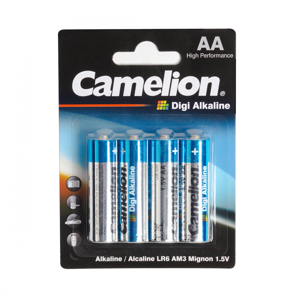 Батарейка CAMELION LR6-BP4DG Digi Alkaline AA 1.5V 2800mAh