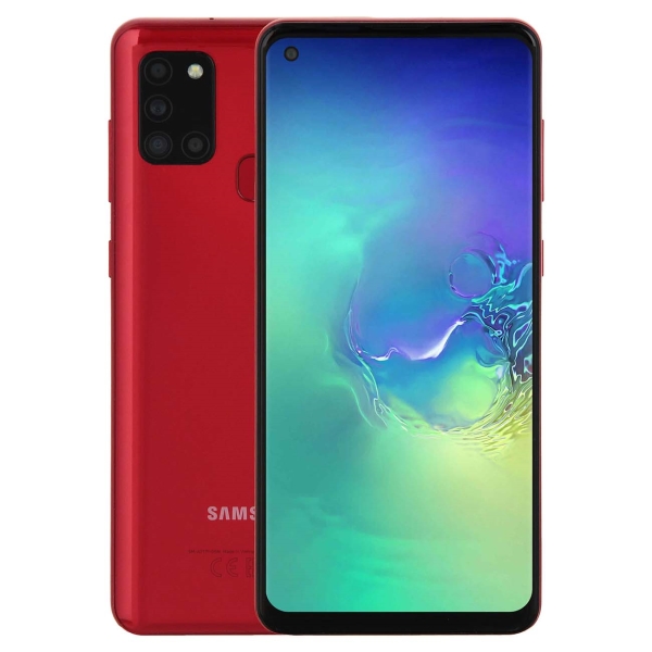 Смартфон Samsung Galaxy A21S 3/32Gb Red - фото 1