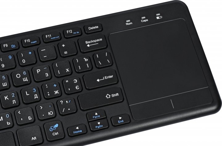 Клавиатура 2E TOUCH KEYBOARD KT100 WL Black - фото 3