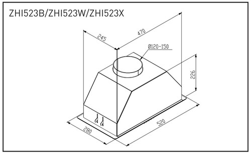 Встраиваемая вытяжка ZUGEL ZHI523B - фото 13