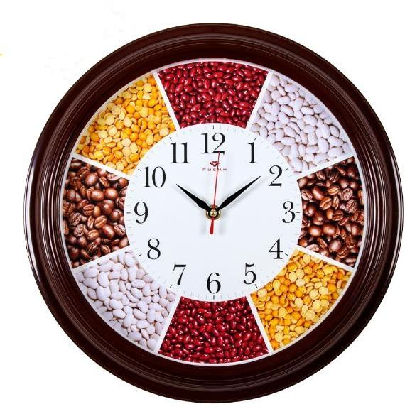 Часы настенные Рубин 3527-125 коричневая - фото 1