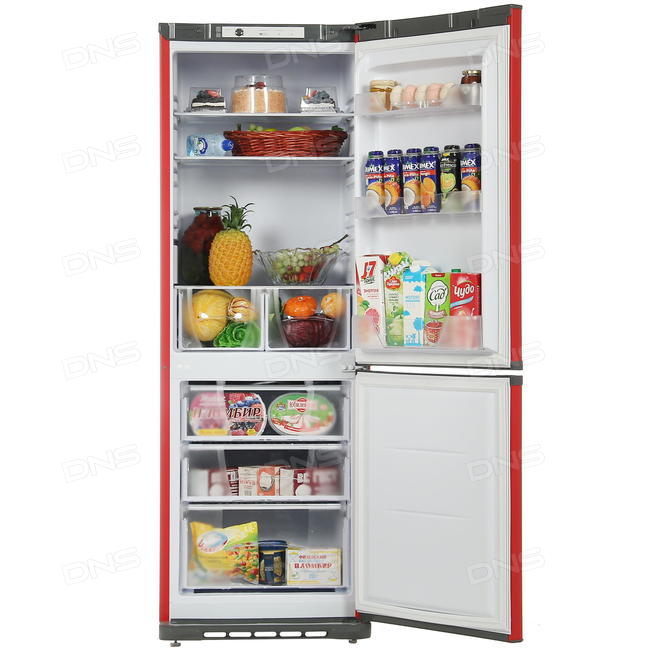 Холодильник Бирюса H631 красный - фото 2