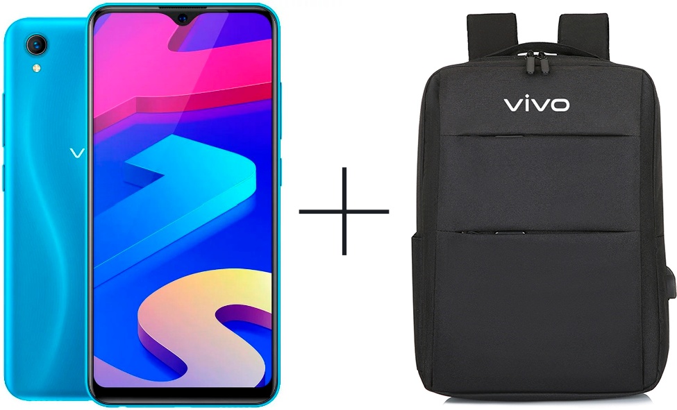 

Смартфон Vivo Y1s 2Gb/32Gb Ripple Blue + Рюкзак Vivo YL16